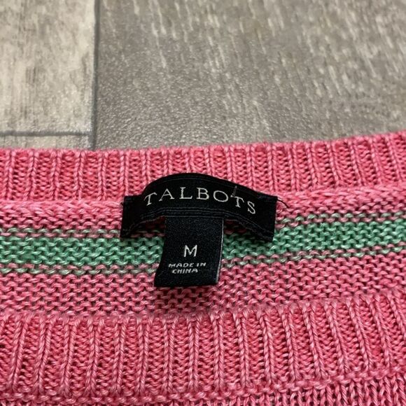 Womens Talbots 100% Linen Crewneck Lightweight Sweater - Picture 3 of 5